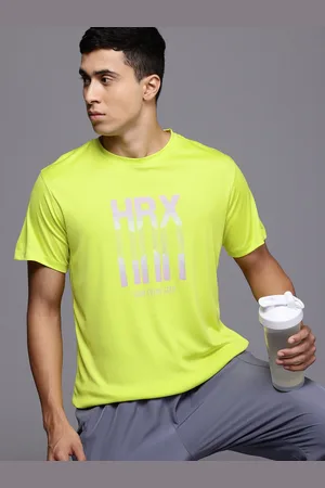 HRX Rapid-Dry Typography Running T-shirt