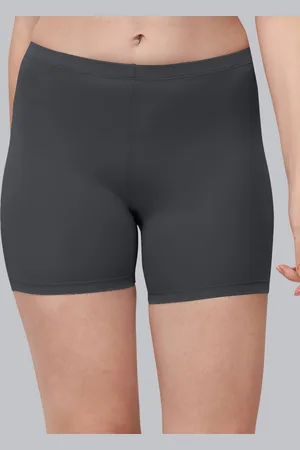 Soie Women Mid Rise Soft Polyamide Spandex Mid Thigh Length Cycling Shorts