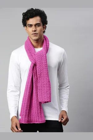 Magic Needles Unisex Pink Scarf