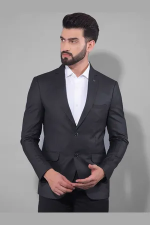 Canary London Notched Lapel Long Sleeves Slim-Fit Single-Breasted Blazer