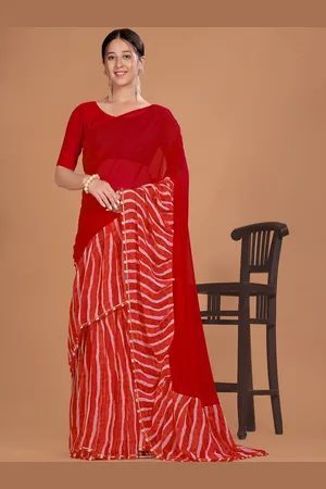 Moda Rapido Pure Georgette Leheriya Saree