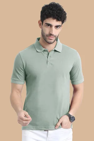Miraan Men Polo Collar Applique T-shirt