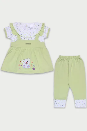 Wish Karo Girls Printed Top With Trouser