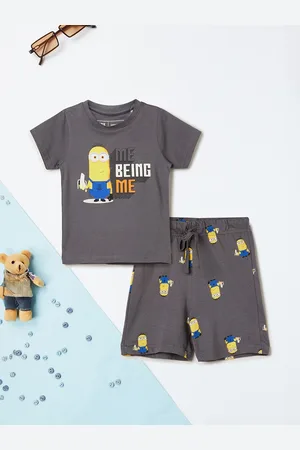 Max Collection Boys Printed T-shirt with Shorts