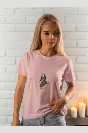 Moda Rapido Women Printed Extended Sleeves Applique T-shirt