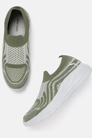 Marc Loire Women Woven Design Slip-On Sneakers