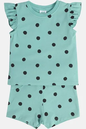MINI KLUB Girls Printed Top with Shorts