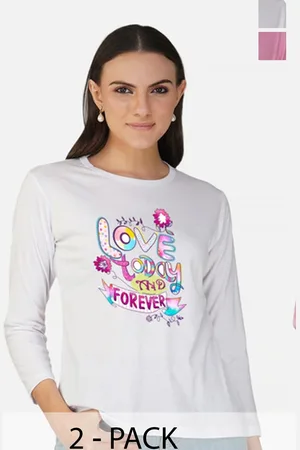 Metronaut Women 2 Printed Bio Finish Applique T-shirt