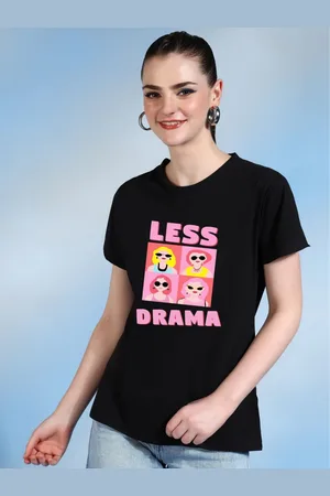 Moda Rapido Women Printed Bio Finish Applique T-shirt