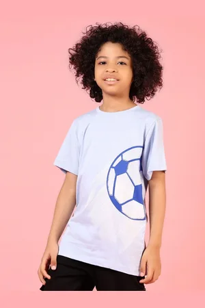 V-Mart Boys Printed Applique T-shirt