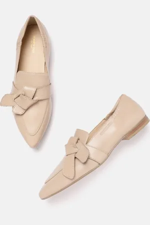 Kenneth Cole Women Leather Knot Detail Loafers