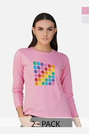 Metronaut Women 2 Printed Bio Finish Applique T-shirt
