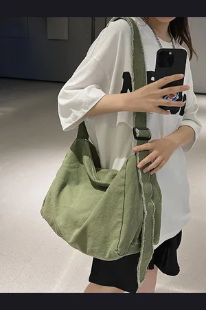 Stylecast Green Structured Side Bag