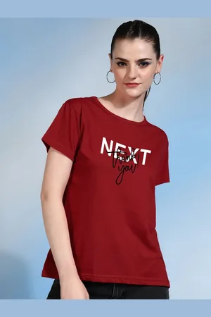 Moda Rapido Women Printed Bio Finish Applique T-shirt