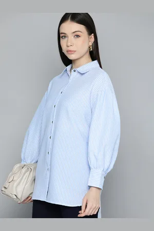 Chemistry Women Opaque Striped Casual Shirt