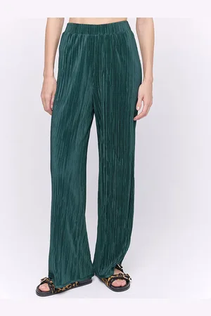 COVER STORY Women Flared Pleated Trousers