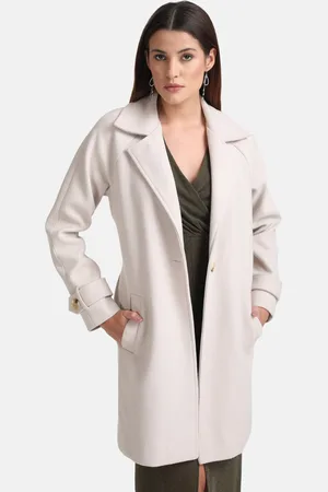 Kazo Women Longline Overcoat With Elasticated Back