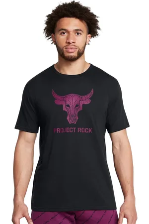 Under Armour Men Graphic Printed Round Neck Cotton T-shirt