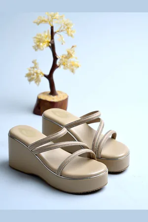 Shoetopia Girls Platform Heels Open Toe Sandals