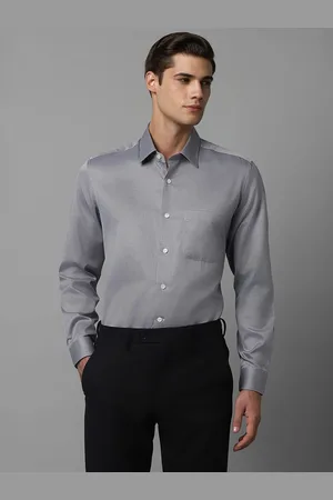Louis Philippe Men Slim Fit Opaque Printed Formal Shirt