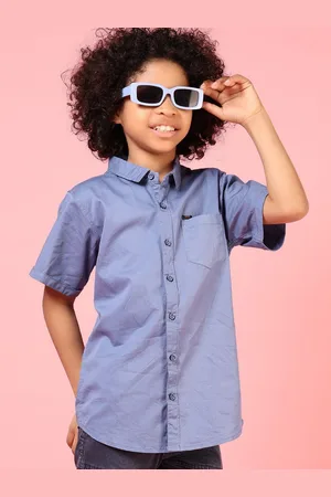 V-Mart Boys Opaque Casual Shirt