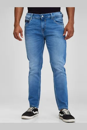 SPYKAR Men Slim Fit Heavy Fade Stretchable Jeans