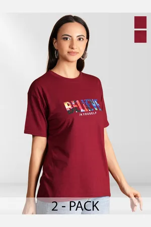 Metronaut Women Typography 2 Printed T-shirt