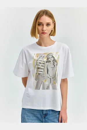 COVER STORY Women Printed T-shirt