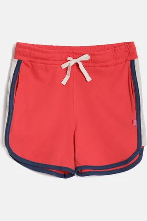 DIXCY SCOTT Girls Regular Fit Mid-Rise Cotton Shorts