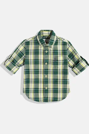 Ralph Lauren Boys Tartan Checked Pure Cotton Casual Shirt