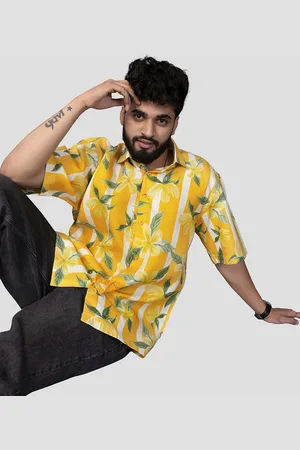 Brown brothers Unisex Relaxed Opaque Printed Casual Shirt