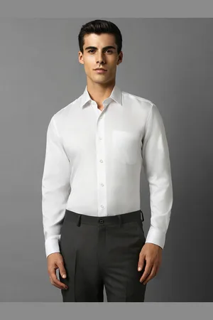 Louis Philippe Men Slim Fit Opaque Formal Shirt