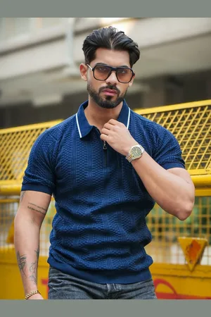 Maniac Men Polo Collar T-shirt