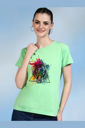 Moda Rapido Women Printed Bio Finish T-shirt