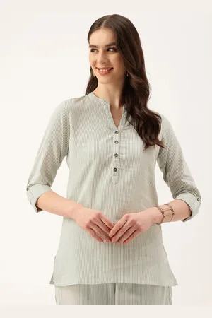 Amukti Mandarin Collar Tunic
