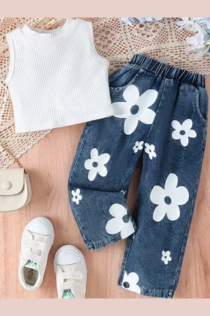 LULU & SKY Girls Top with Trousers