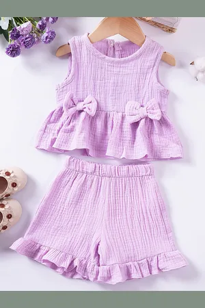 LULU & SKY Girls Top with Shorts
