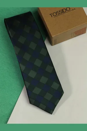 Tossido Men Checked Broad Tie