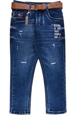 Wish Karo Boys Light Fade Cotton Jeans