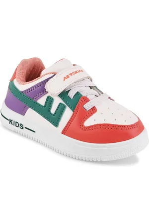 Lil Lollipop Kids Colourblocked Velcro Sneakers