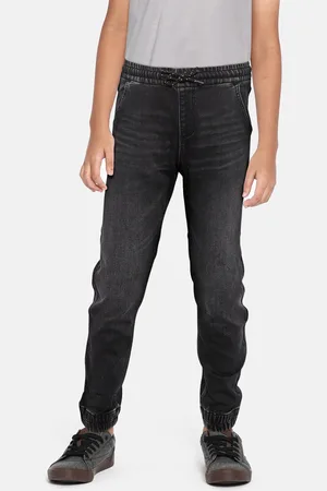 Marks & Spencer Boys Black Jogger Light Fade Stretchable Jeans