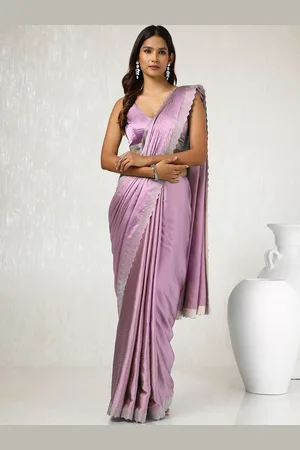 Soch Embellished Beads and Stones Satin Saree