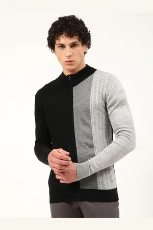 HARSAM Men Colourblocked Cardigan