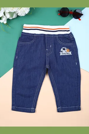 V-Mart Kids Cotton Mid-Rise Regular Fit Stretchable Jeans