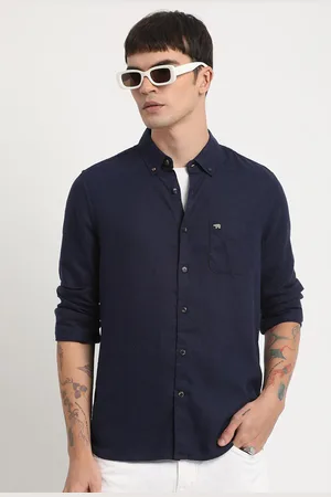 The Bear House Button-Down Collar Slim Fit Casual Shirt