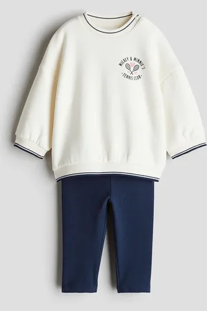 H&M Girls 2-Piece Sweatshirt And Leggings Set