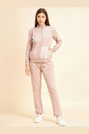 Sweet Dreams Women Mock Collar Tracksuit