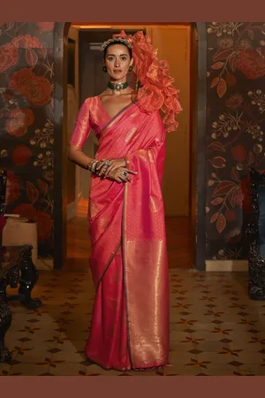 DIVASTRI Woven Design Zari Saree