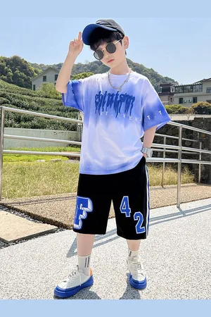 LULU & SKY Boys Printed T-shirt with Shorts