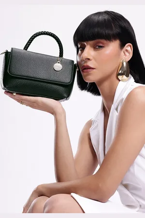 Mast & Harbour Textured Structured Satchel Bag